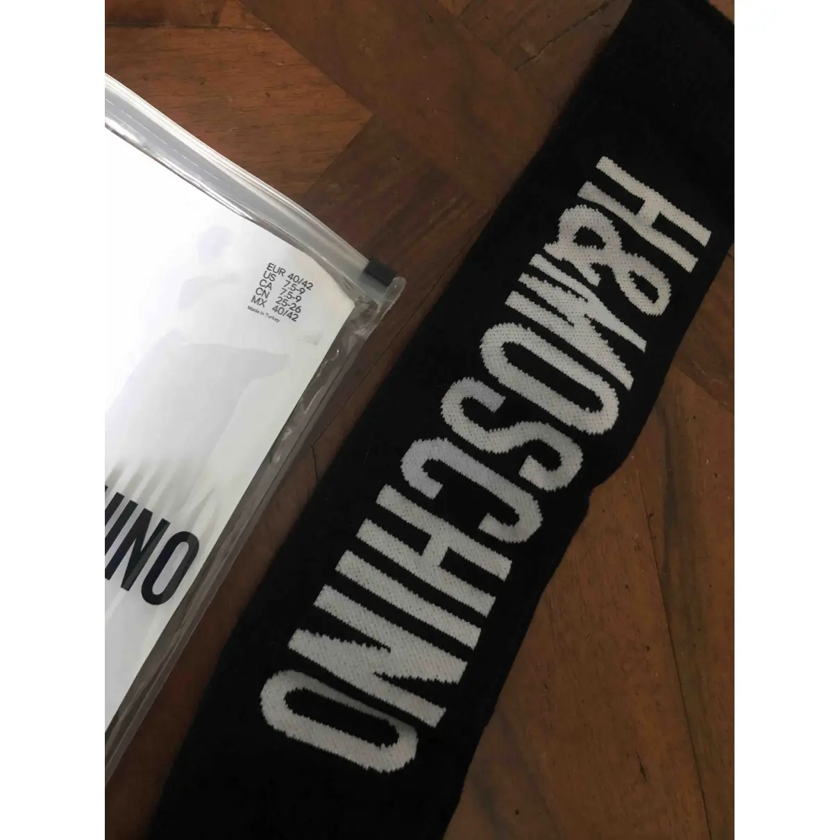 Moschino for H&M Black Cotton - elasthane Lingerie for sale
