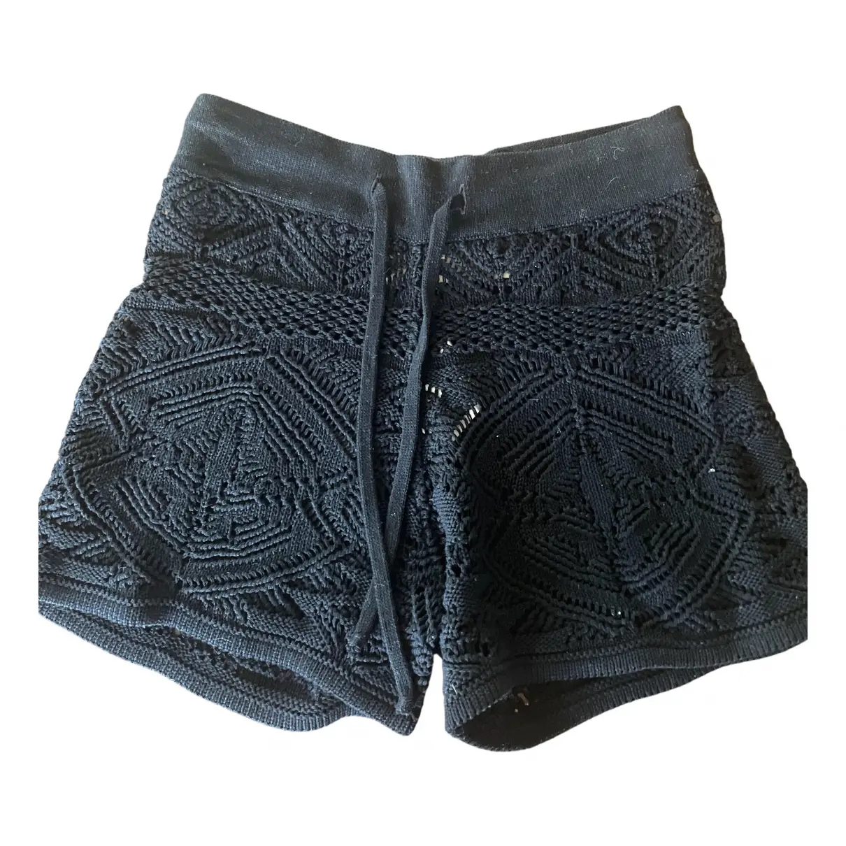 Black Cotton Shorts Emilio Pucci