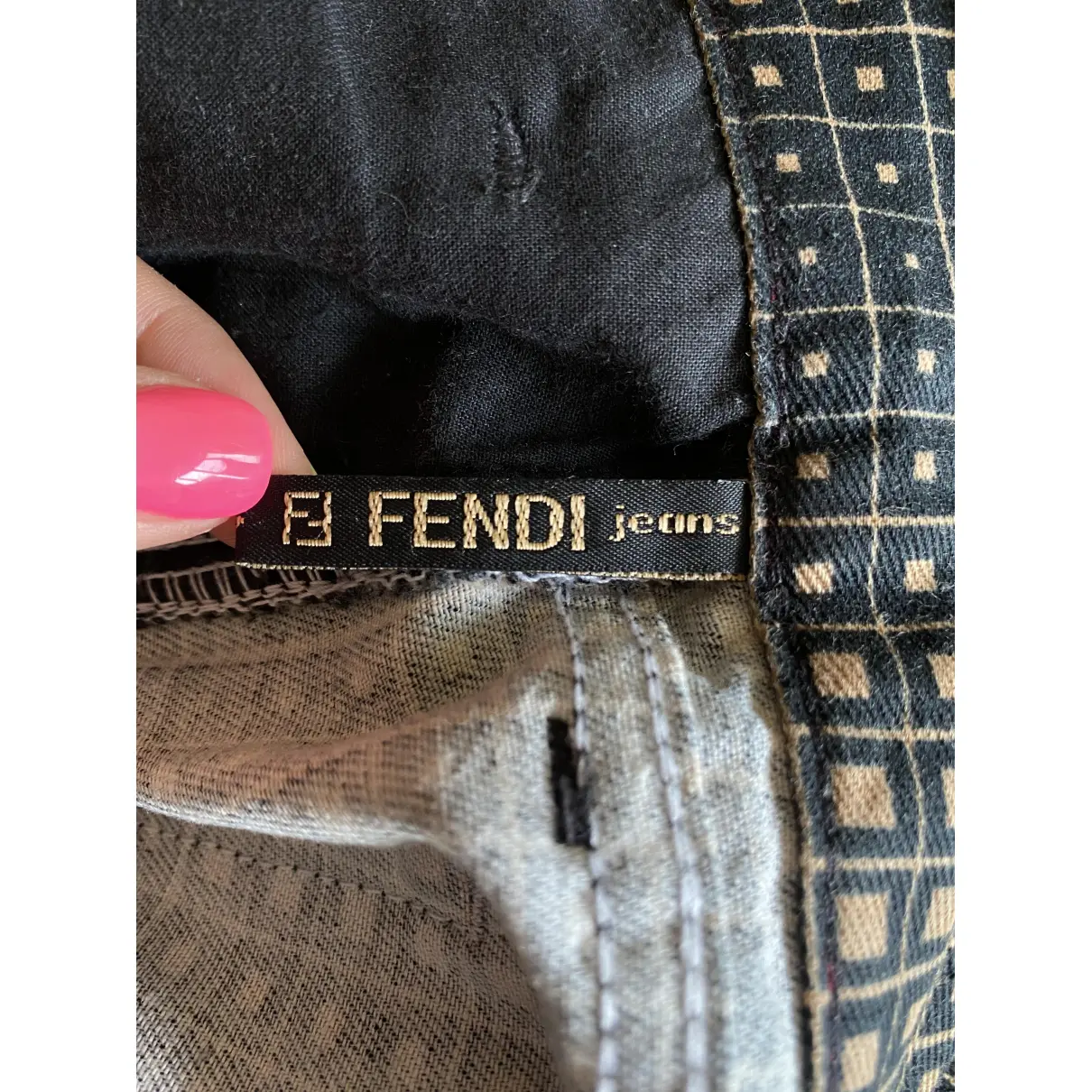 Luxury Fendi Trousers Women - Vintage