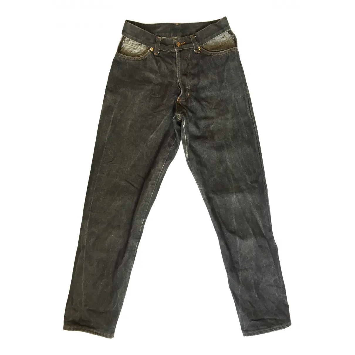 Black Cotton Jeans Gaultier Junior - Vintage