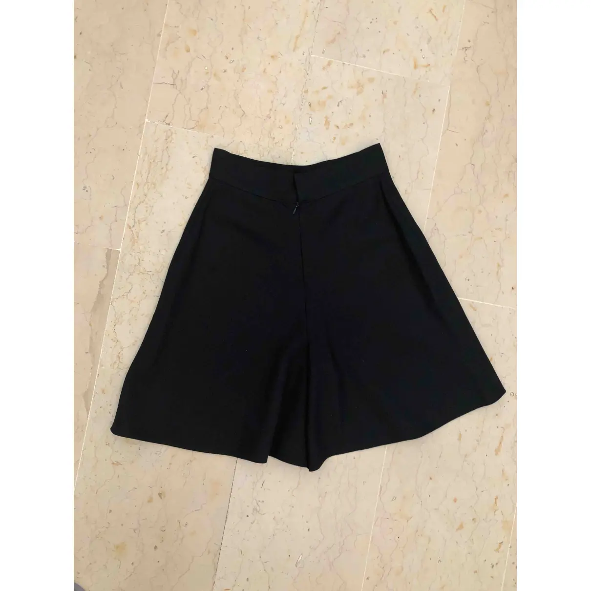 Buy Gianni Versace Black Cotton Shorts online - Vintage