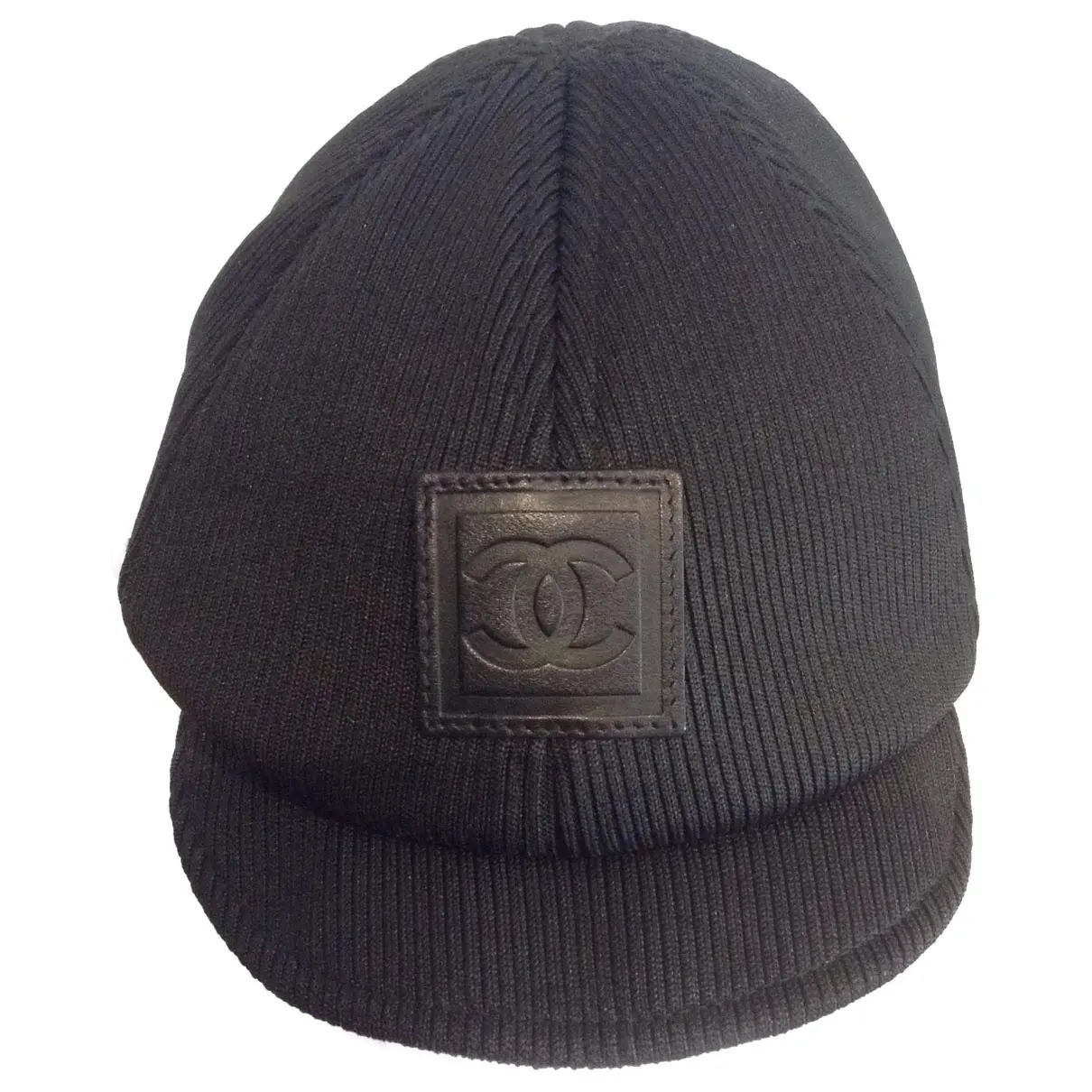 Black Cotton Hat Chanel