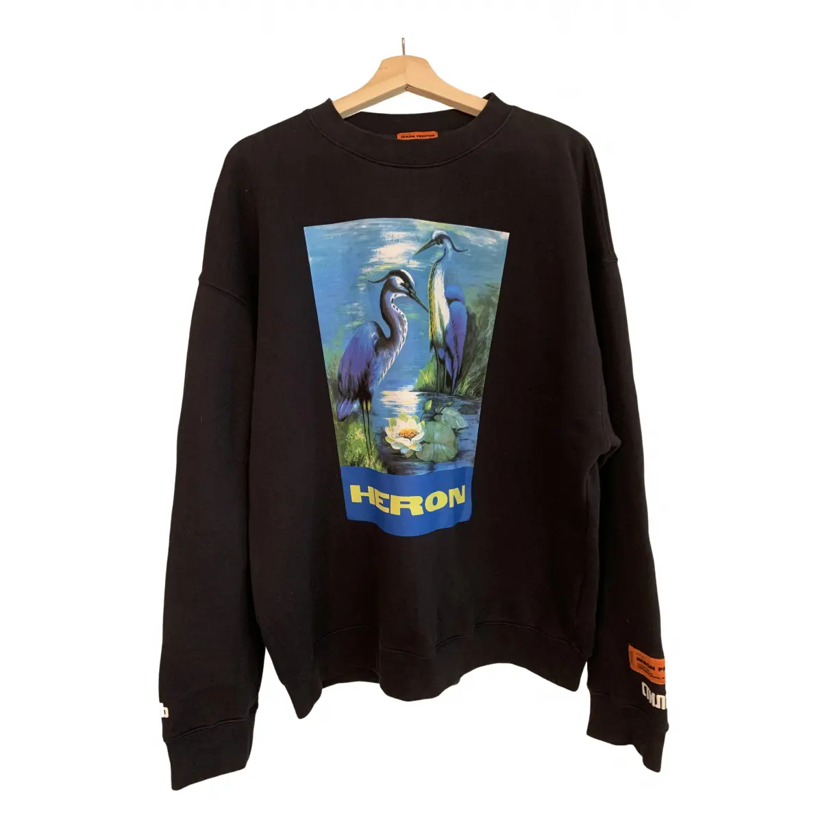 Black Cotton Knitwear & Sweatshirt Heron Preston