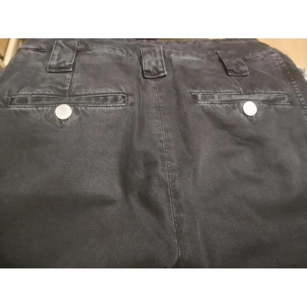 Black Cotton Jeans Isabel Marant