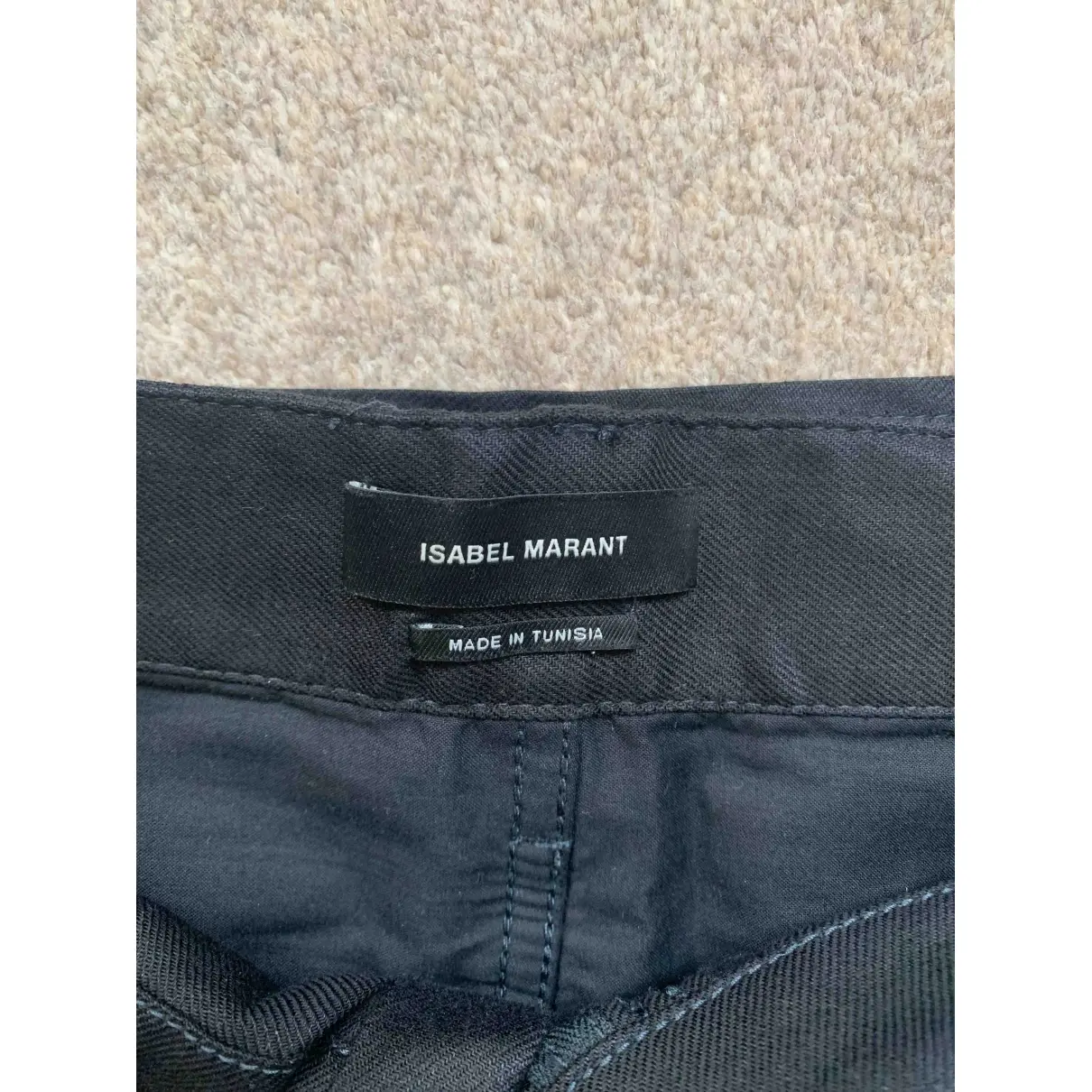 Buy Isabel Marant Black Cotton Shorts online