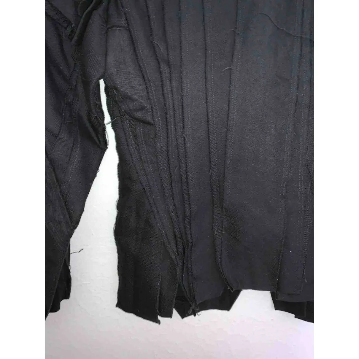 Black Cotton Jacket Issey Miyake
