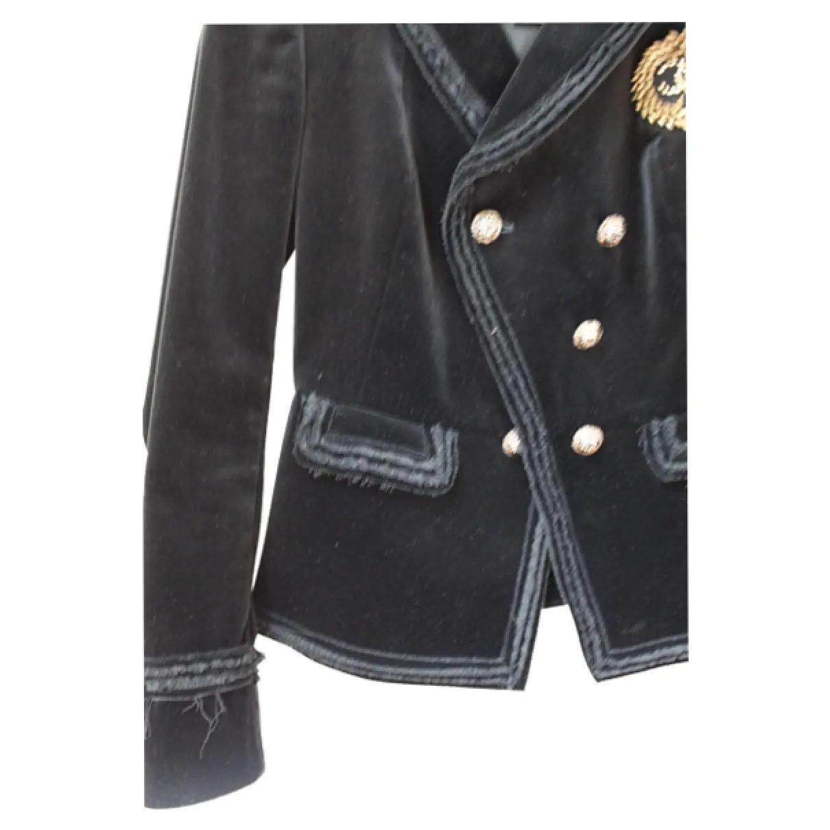 Buy Chanel Black Cotton Jacket online