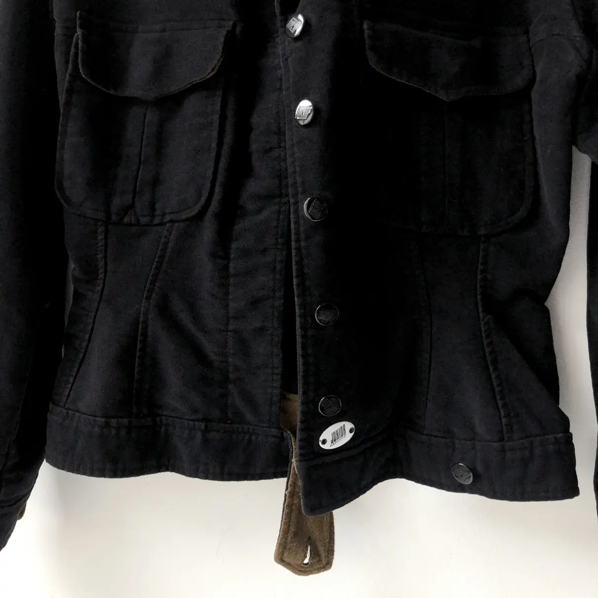 Black Cotton Jacket Jean Paul Gaultier - Vintage