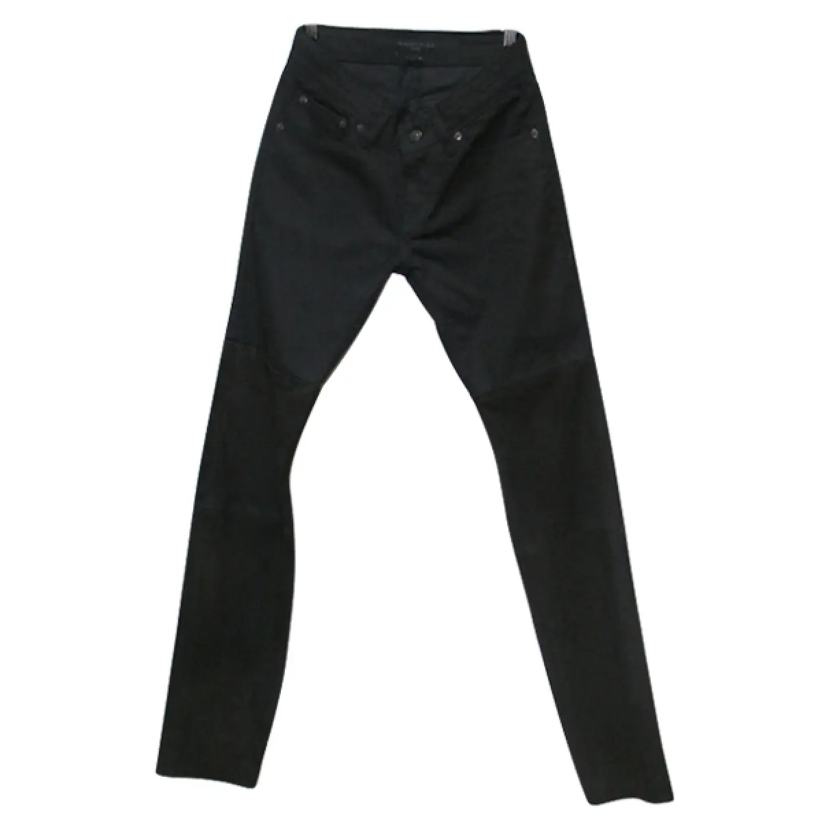 Black Cotton Jeans Surface To Air