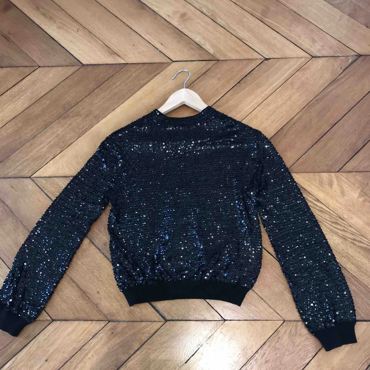 Jimmy Choo For H&M Black Cotton Knitwear for sale