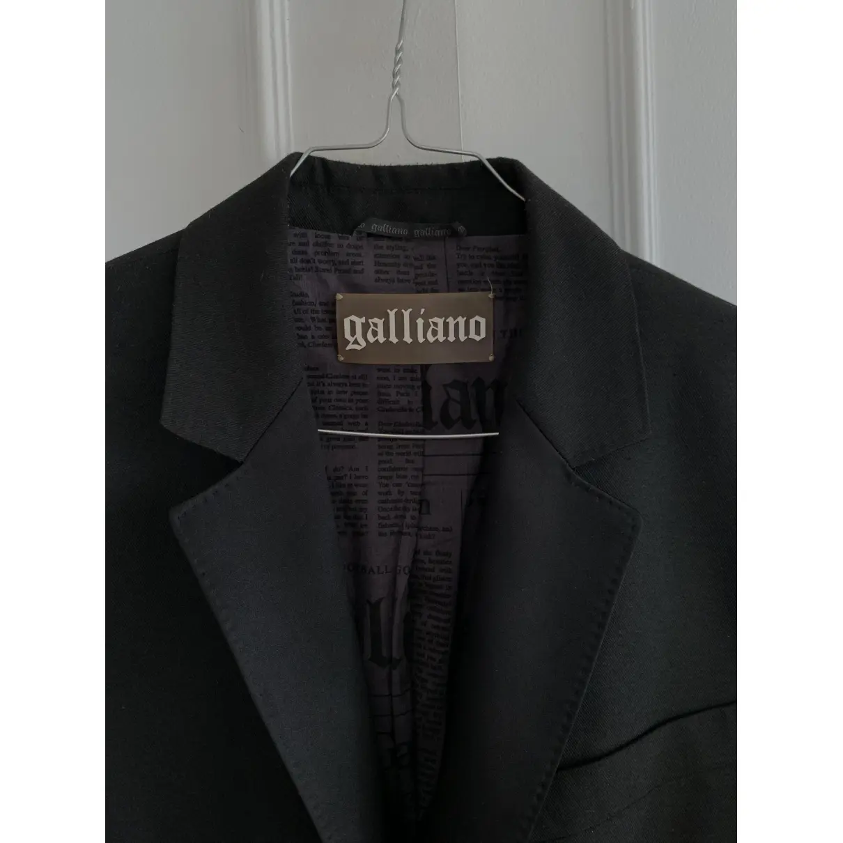 Buy John Galliano Black Cotton Jacket online