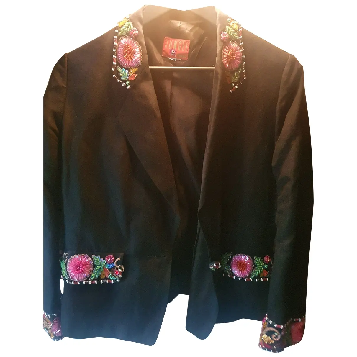 Black Cotton Jacket Kenzo - Vintage