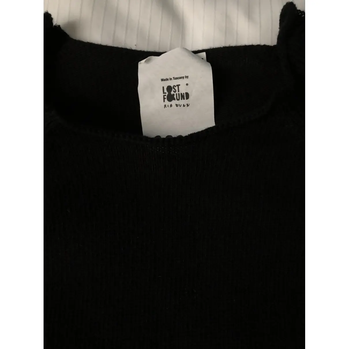 LOST & FOUND RIA DUNN Black Cotton Knitwear & Sweatshirt for sale