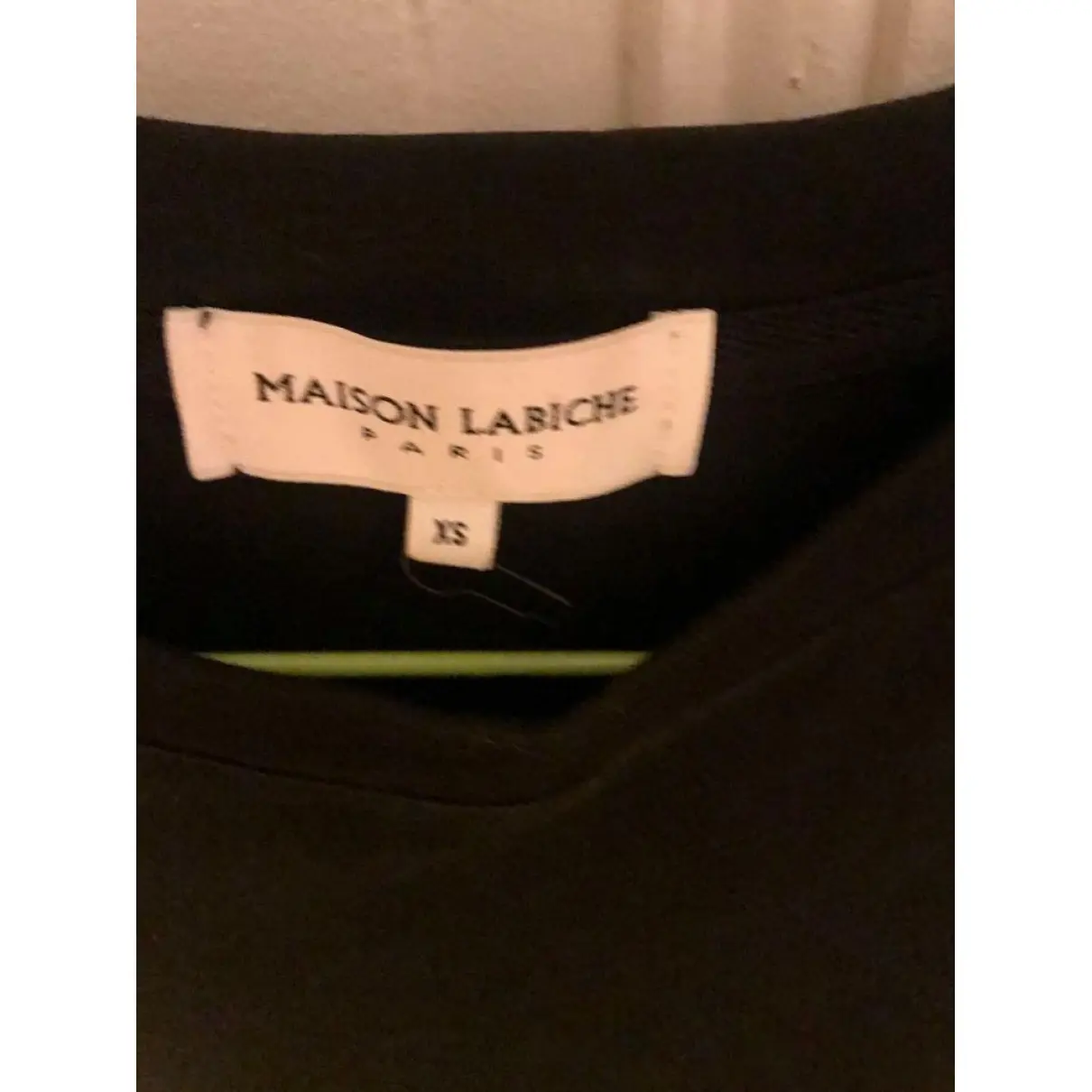 Black Cotton T-shirt Maison Labiche