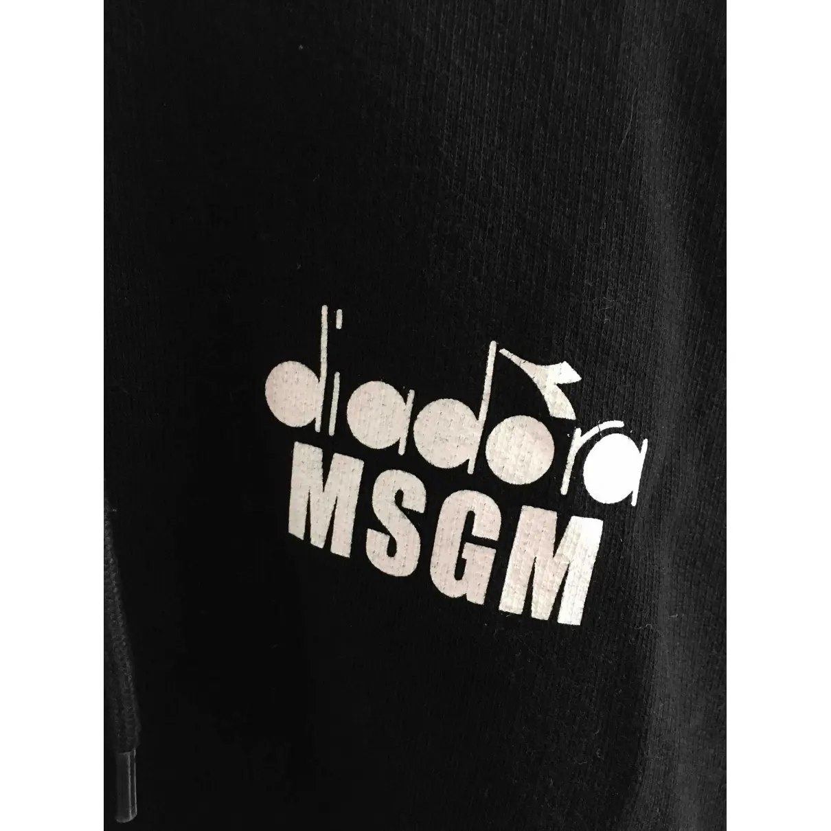 Black Cotton Knitwear & Sweatshirt MSGM