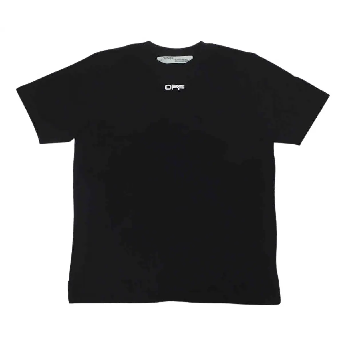 Black Cotton T-shirt Off-White