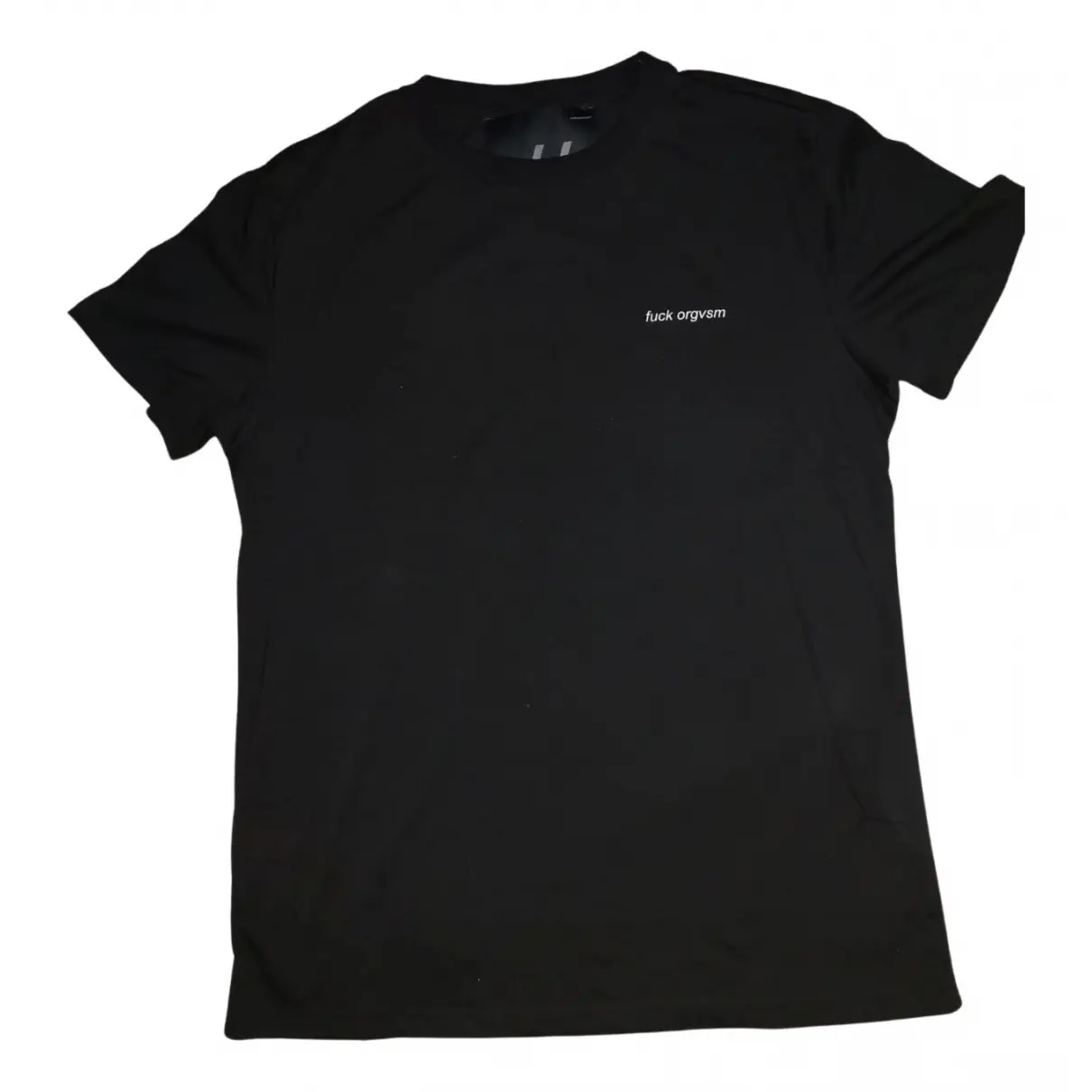 Black Cotton T-shirt Orgvsm