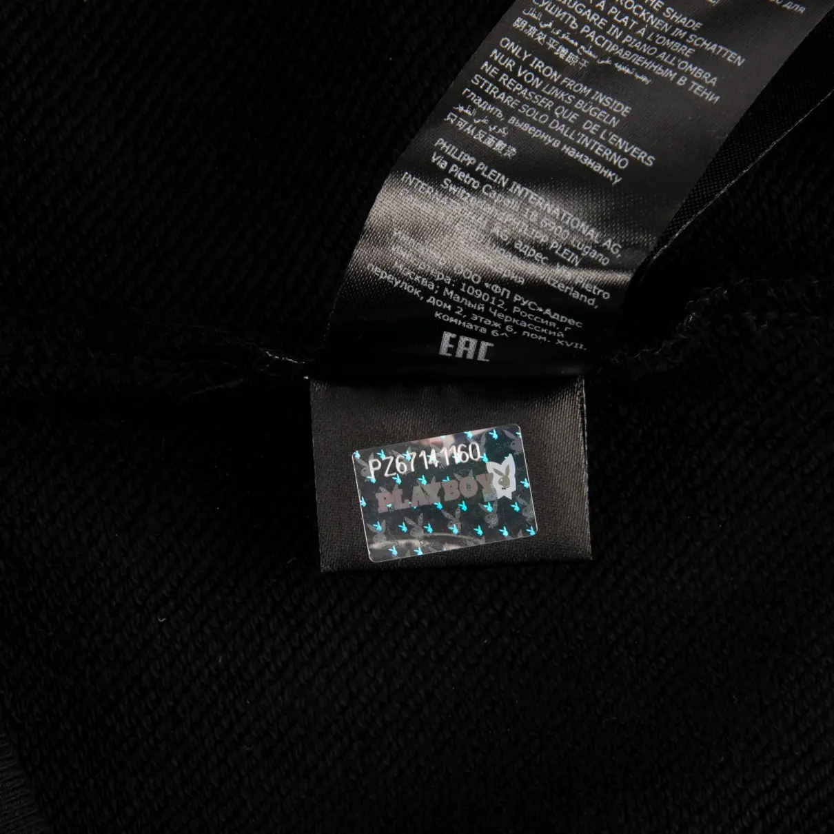Black Cotton Knitwear & Sweatshirt Philipp Plein