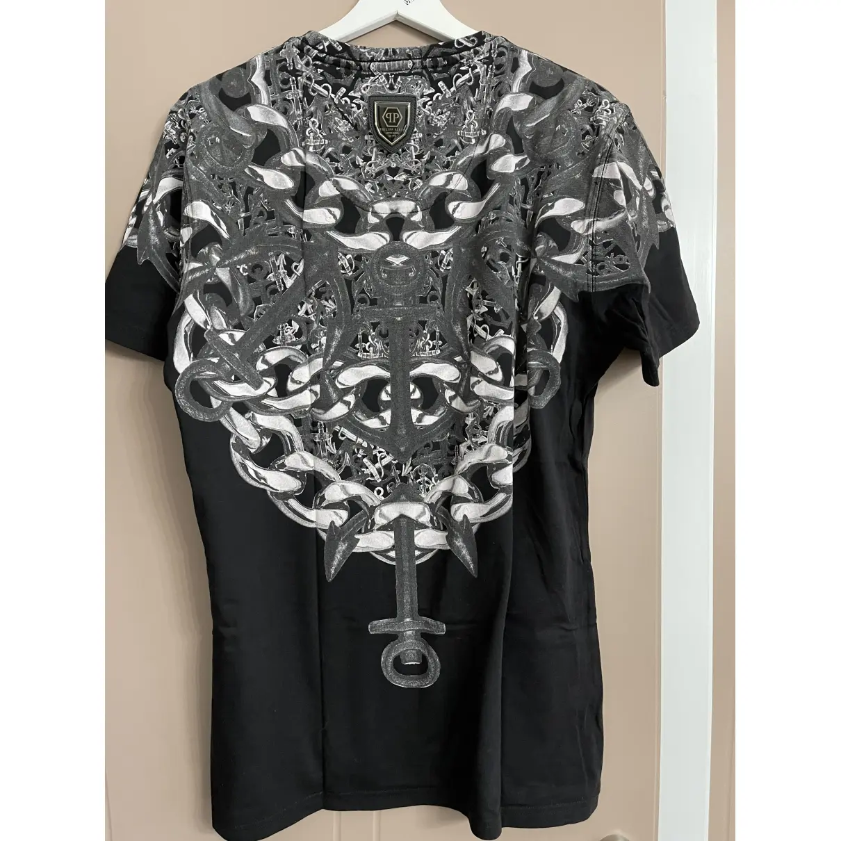 Buy Philipp Plein Black Cotton T-shirt online