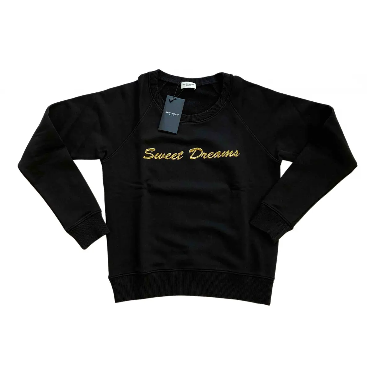 Black Cotton Knitwear Saint Laurent