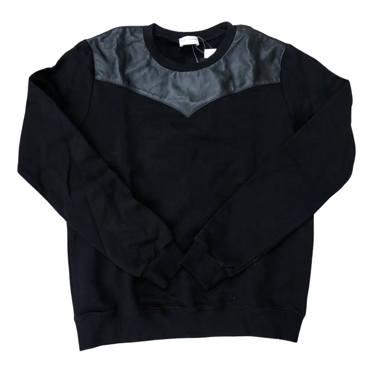 Black Cotton Knitwear & Sweatshirt Saint Laurent