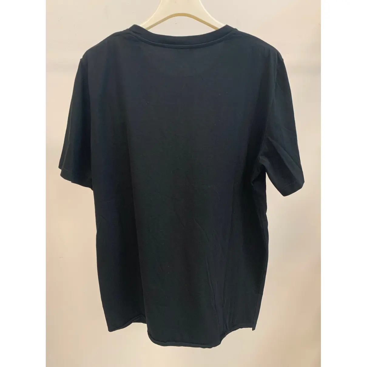 Saint Laurent Black Cotton T-shirt for sale