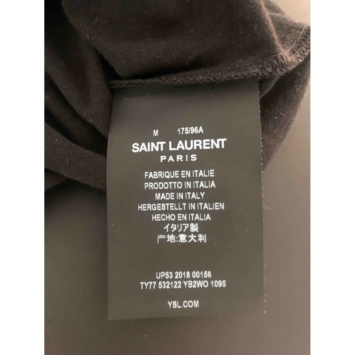 Luxury Saint Laurent T-shirts Men
