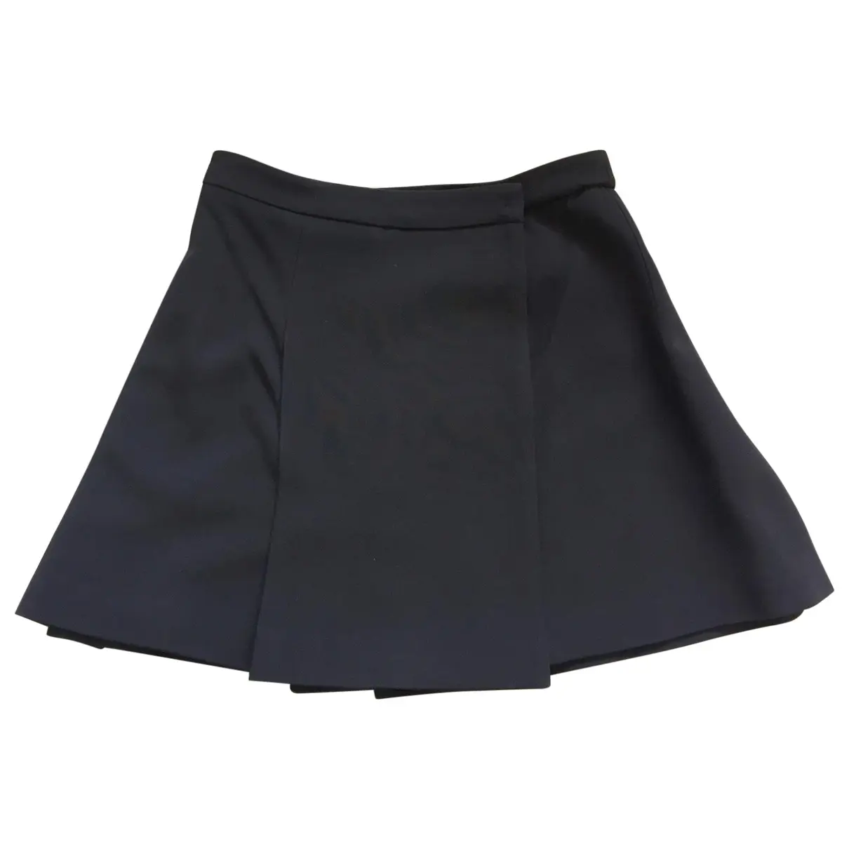 Black Cotton Skirt Miu Miu