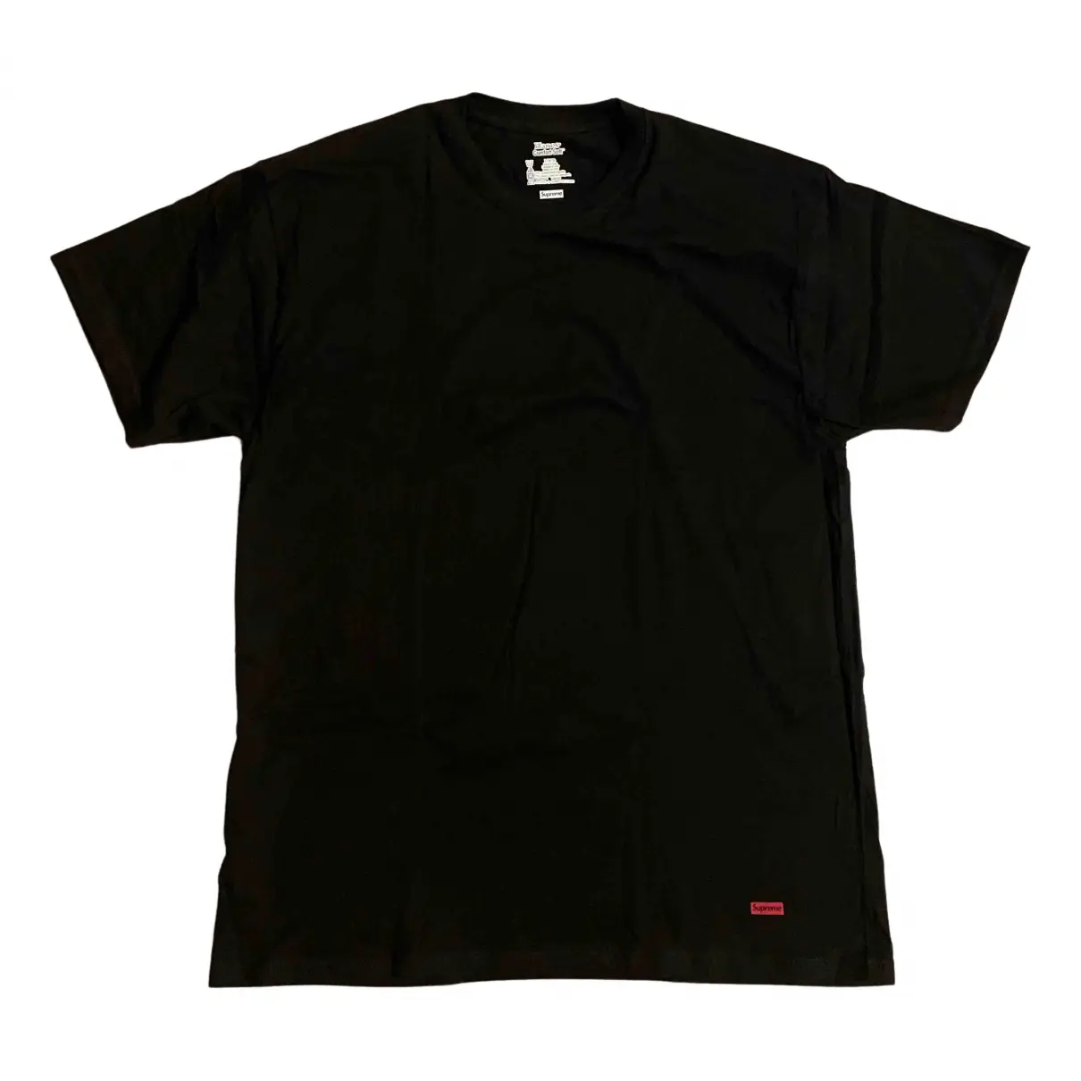 Black Cotton T-shirt Supreme