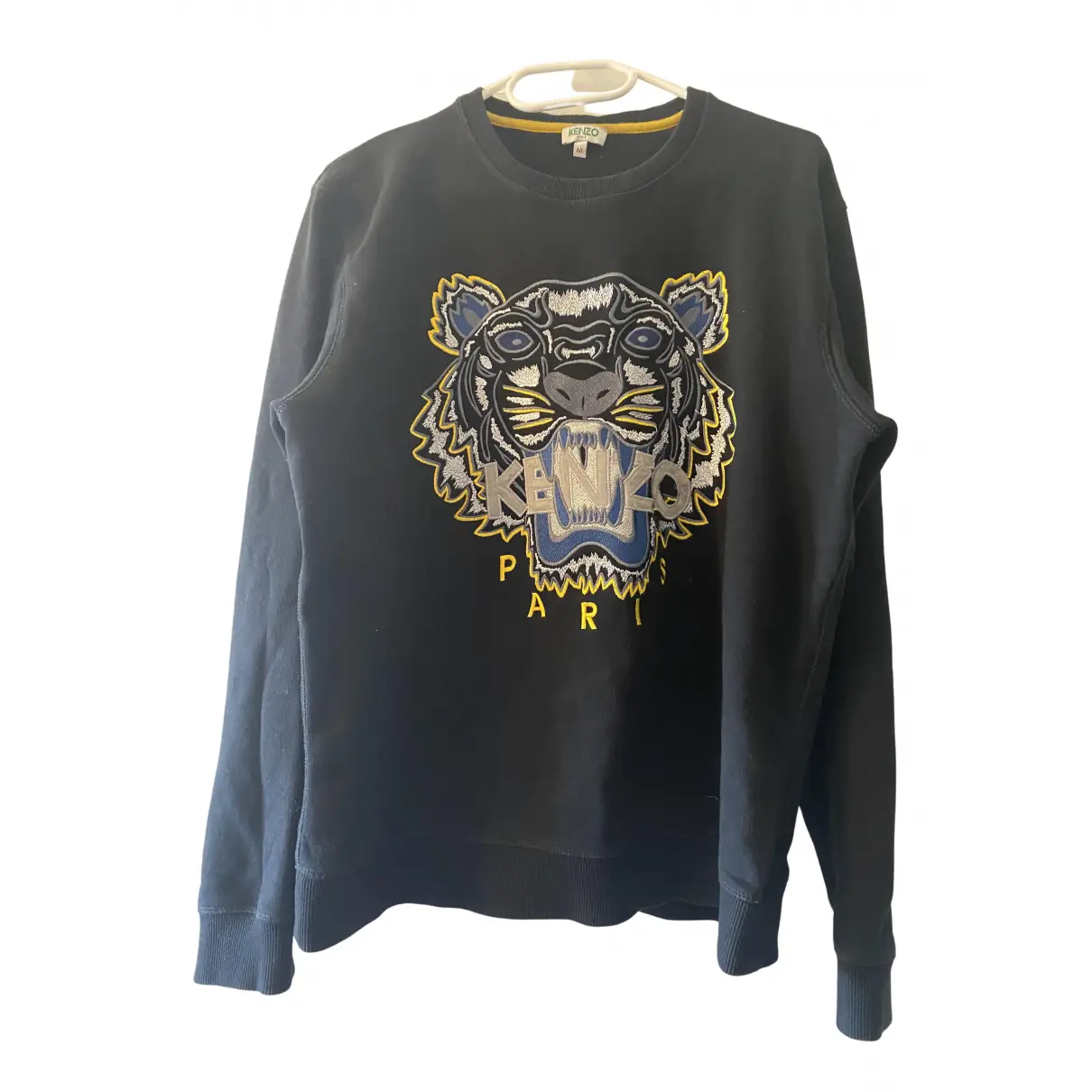 Black Cotton Knitwear & Sweatshirt Tiger Kenzo