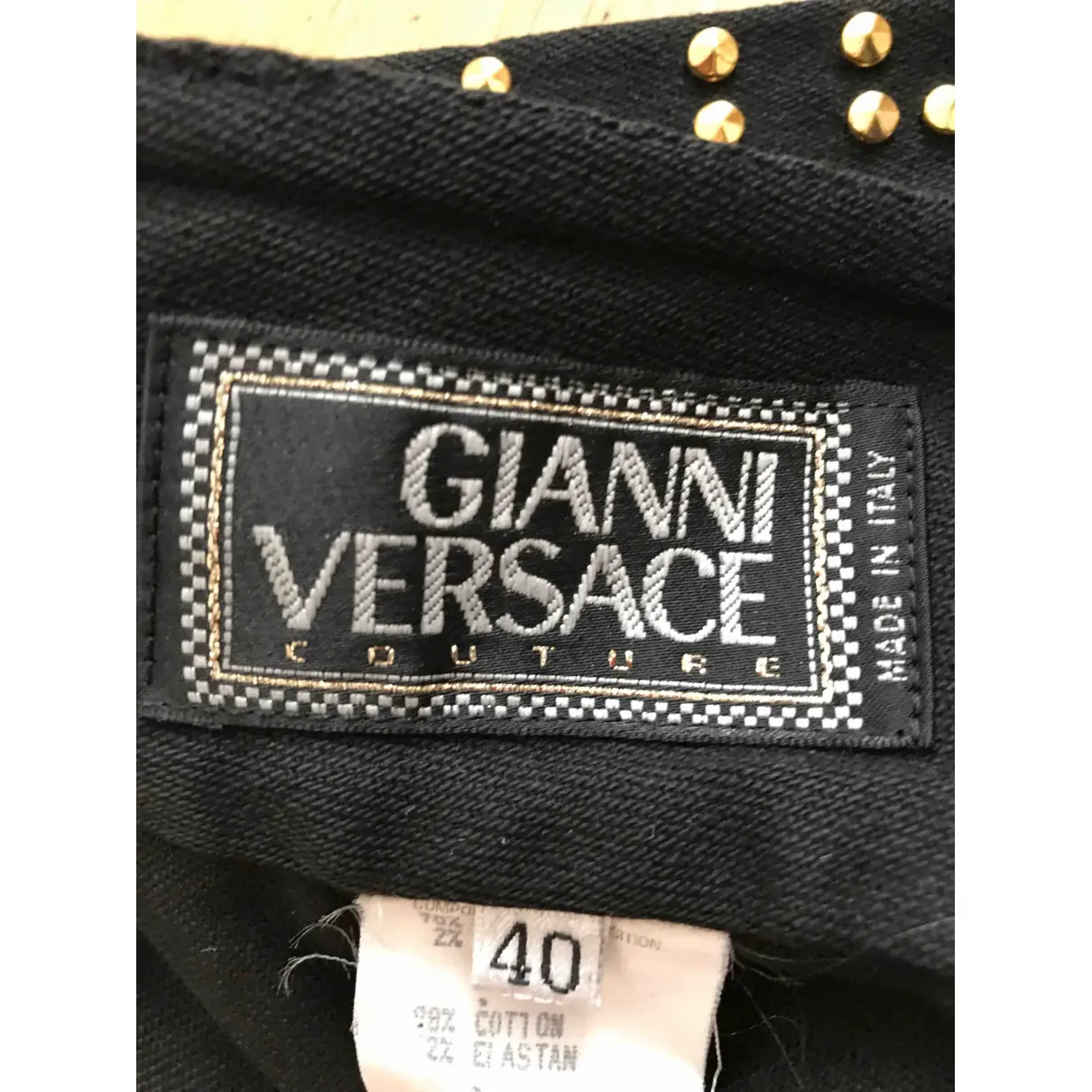 Slim pants Versace - Vintage