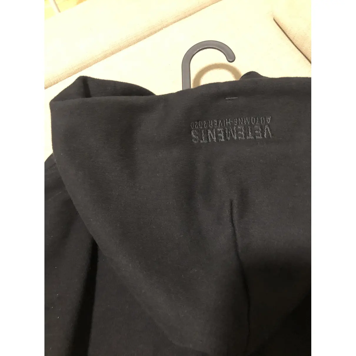 Black Cotton Knitwear & Sweatshirt Vetements