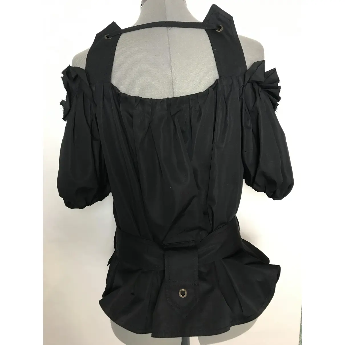 Yves Saint Laurent Black Cotton Top for sale