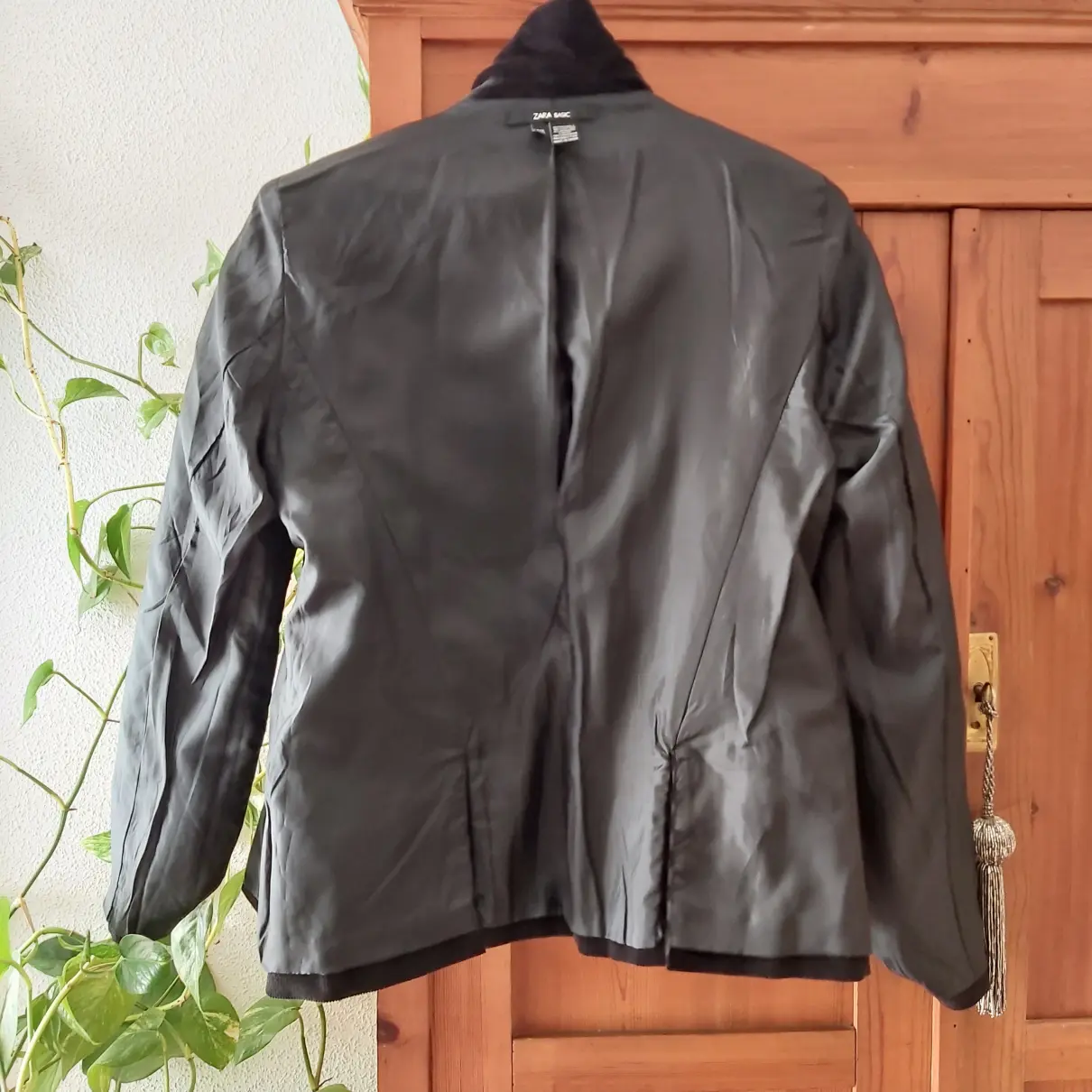 Buy Zara Black Cotton Jacket online