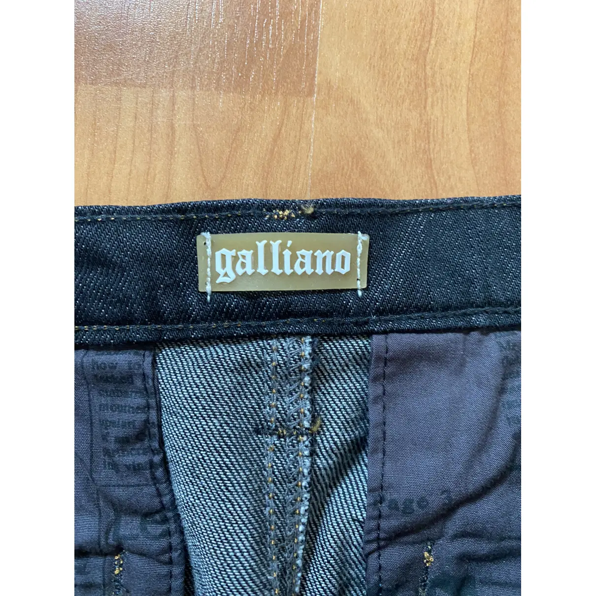 Mini skirt Galliano - Vintage