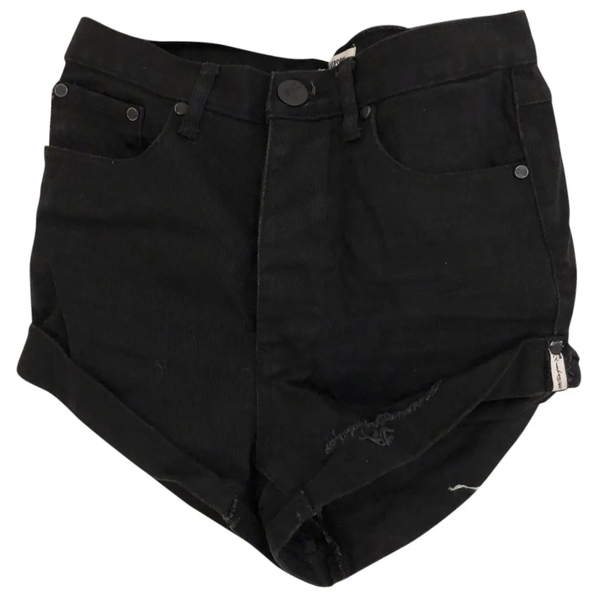Black Denim - Jeans Shorts One Teaspoon