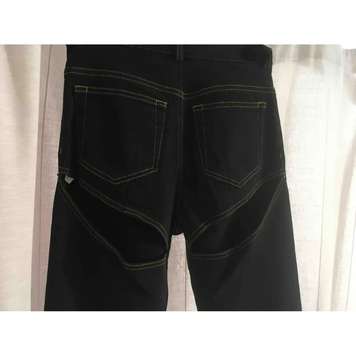 Buy Y/Project Black Denim - Jeans Jeans online
