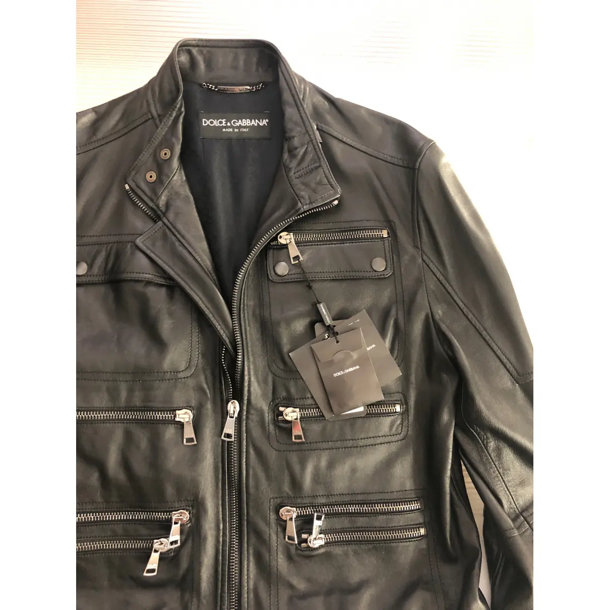 Exotic leathers jacket Dolce & Gabbana