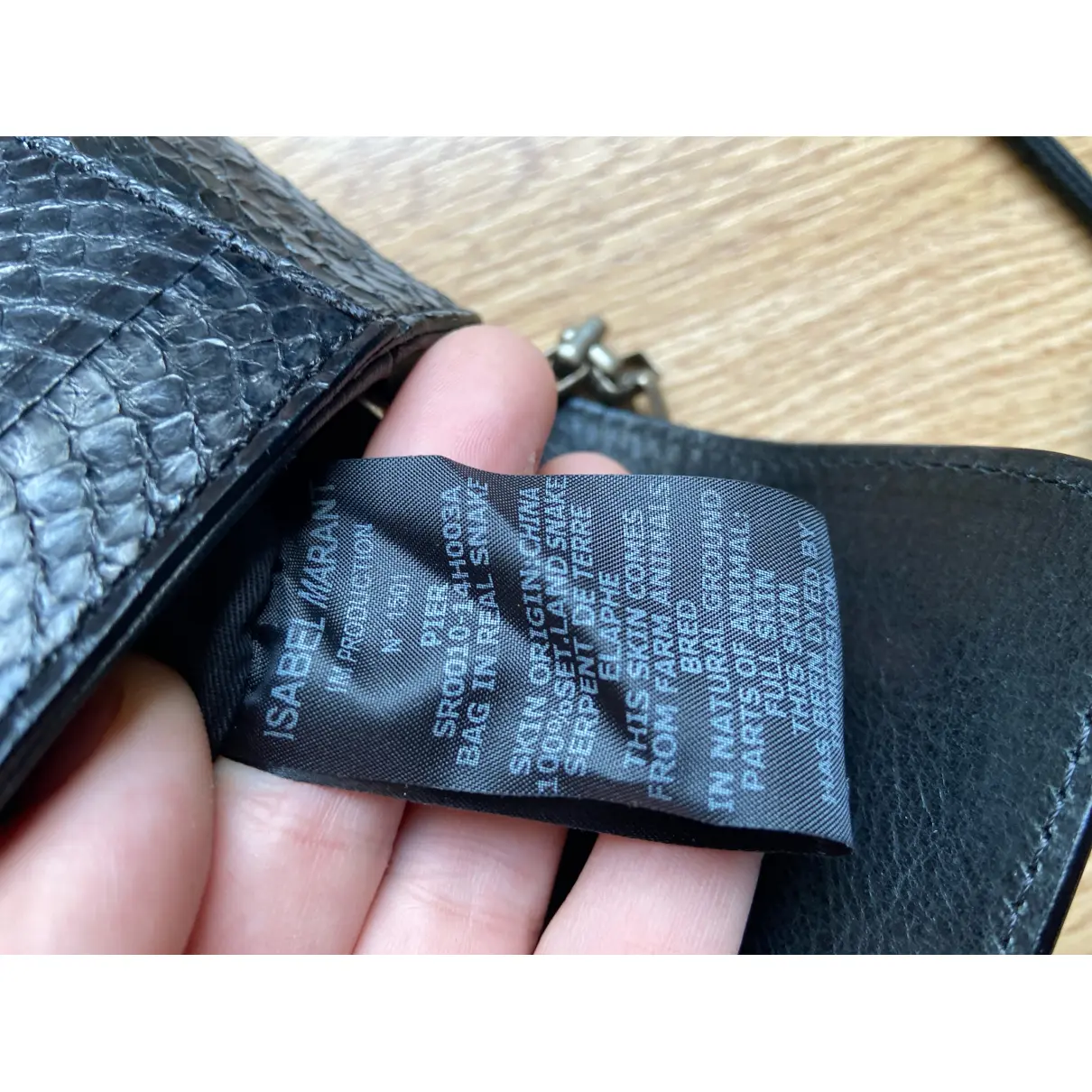 Exotic leathers handbag Isabel Marant