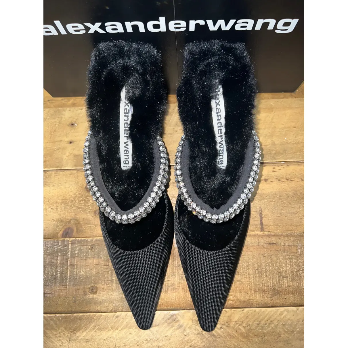 Faux fur sandals Alexander Wang