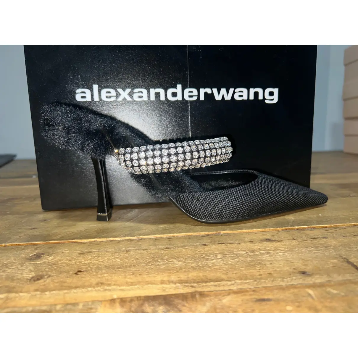 Faux fur sandals Alexander Wang