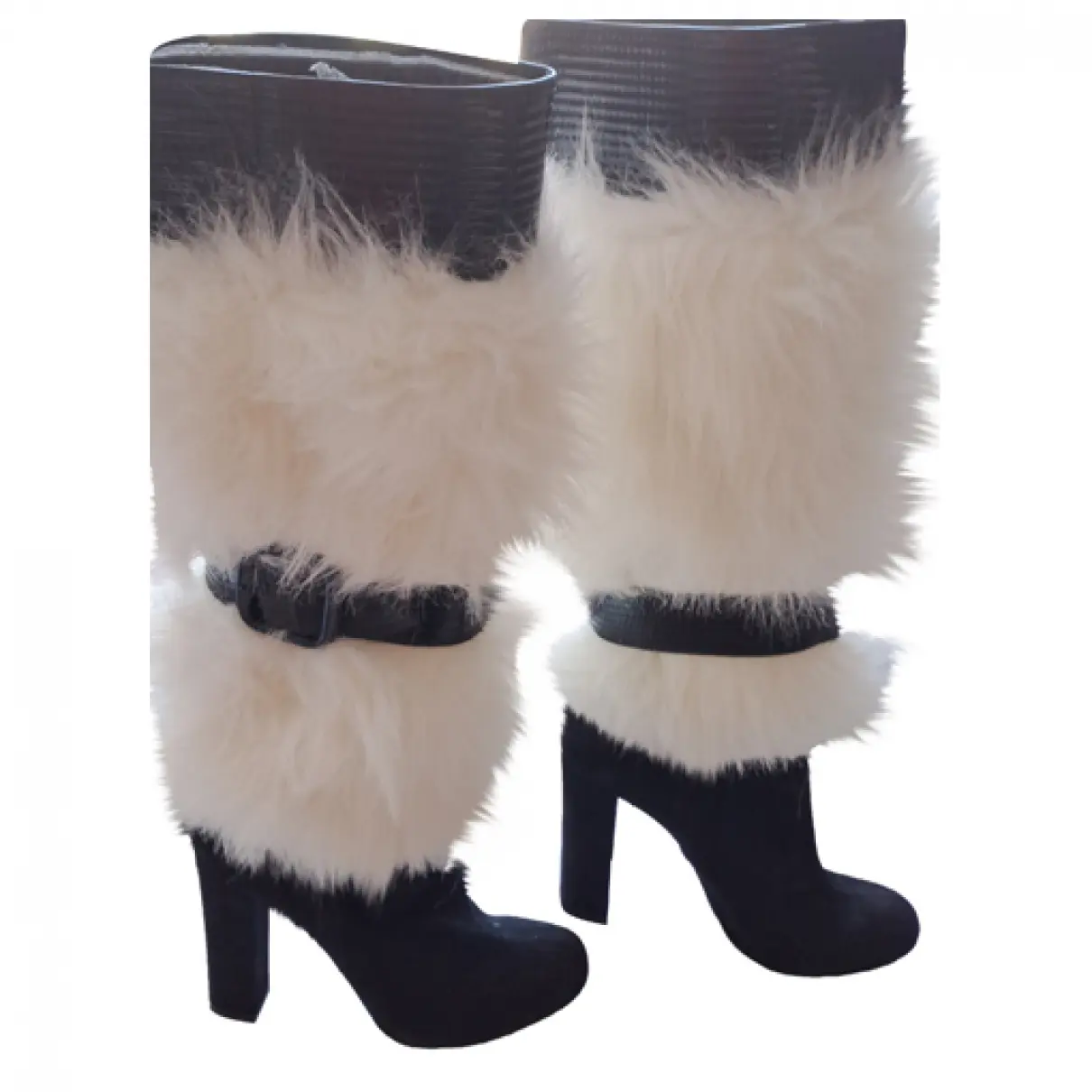 D-Choc faux fur snow boots