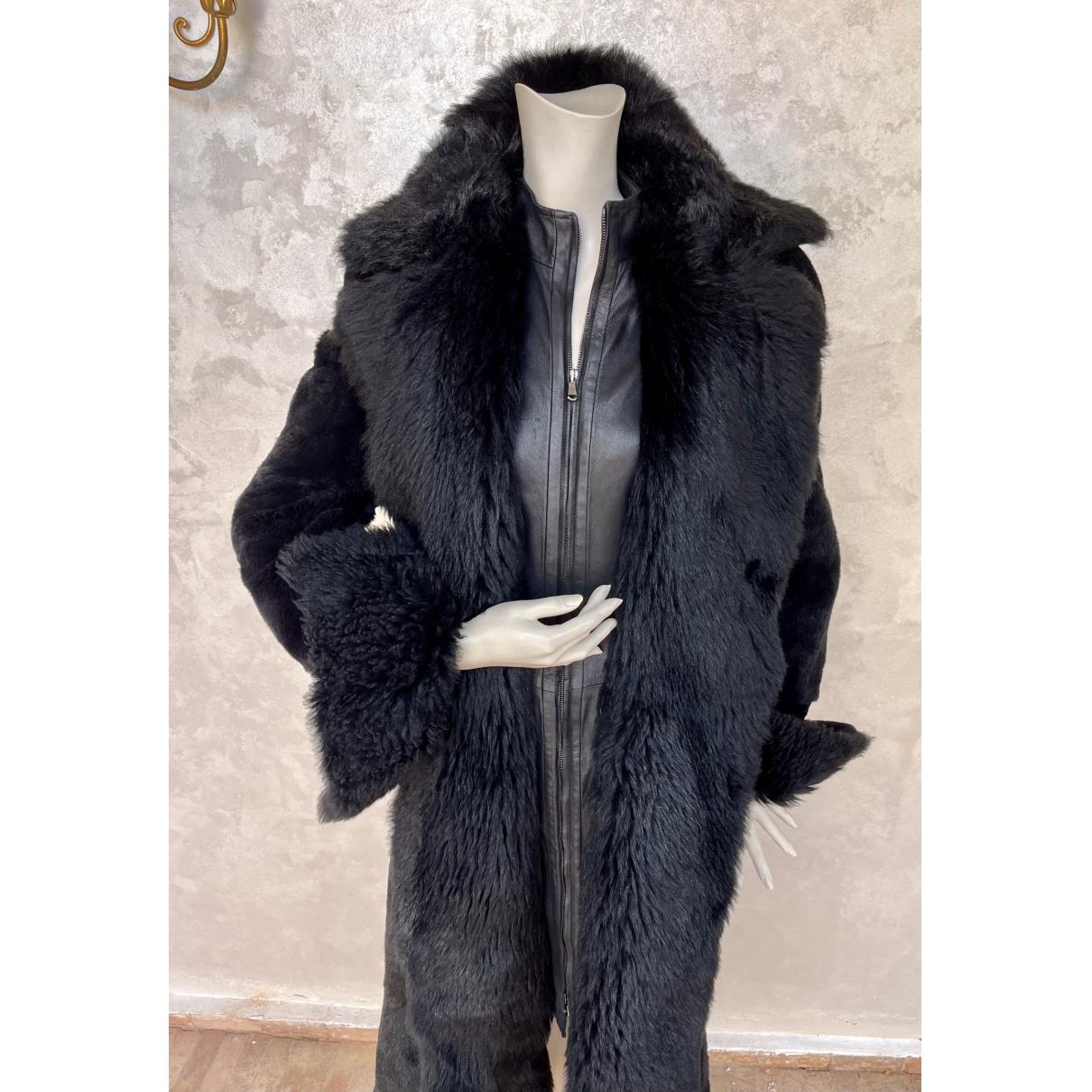 Faux fur coat Yves Saint Laurent - Vintage