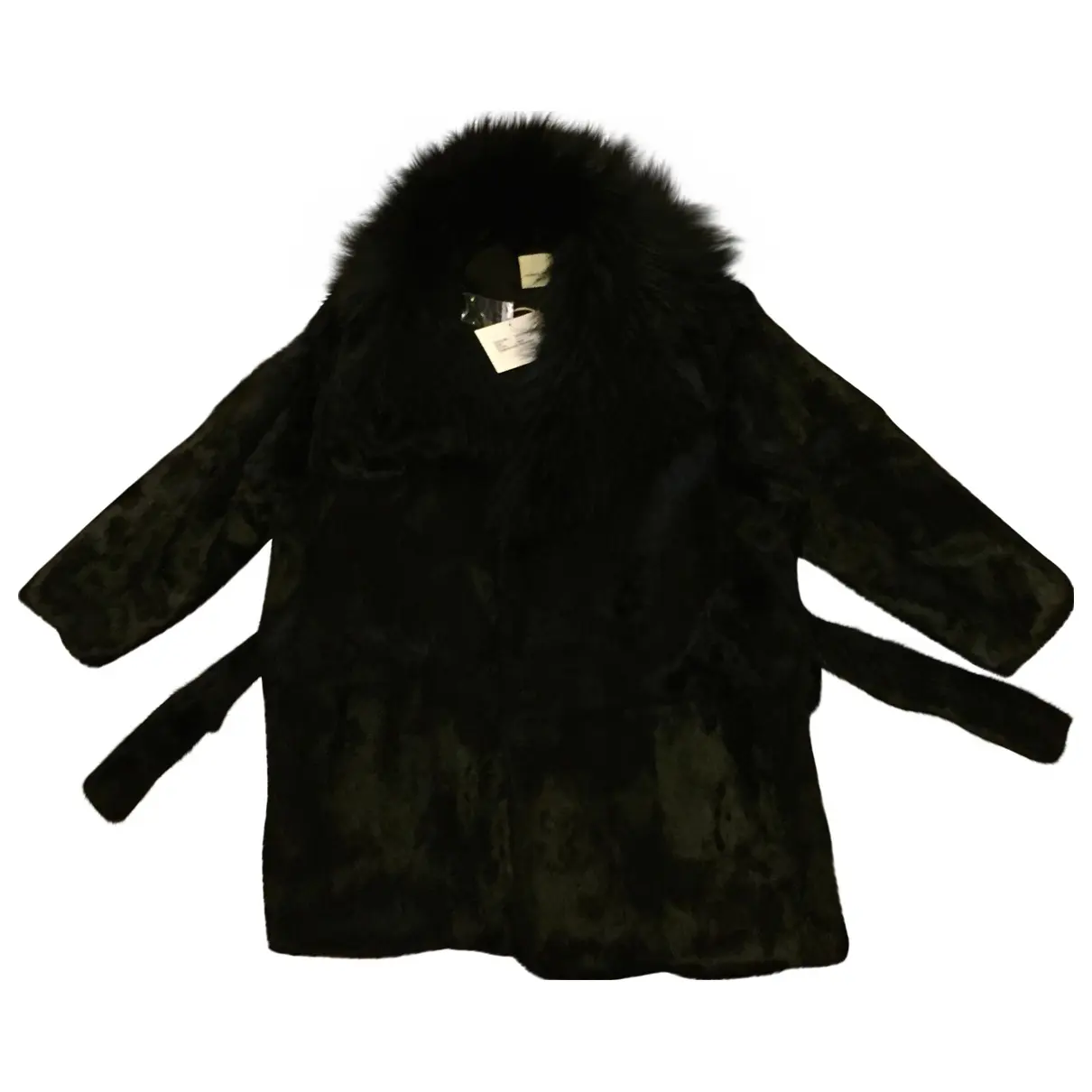 Black Fur Coat Laurence Dolige