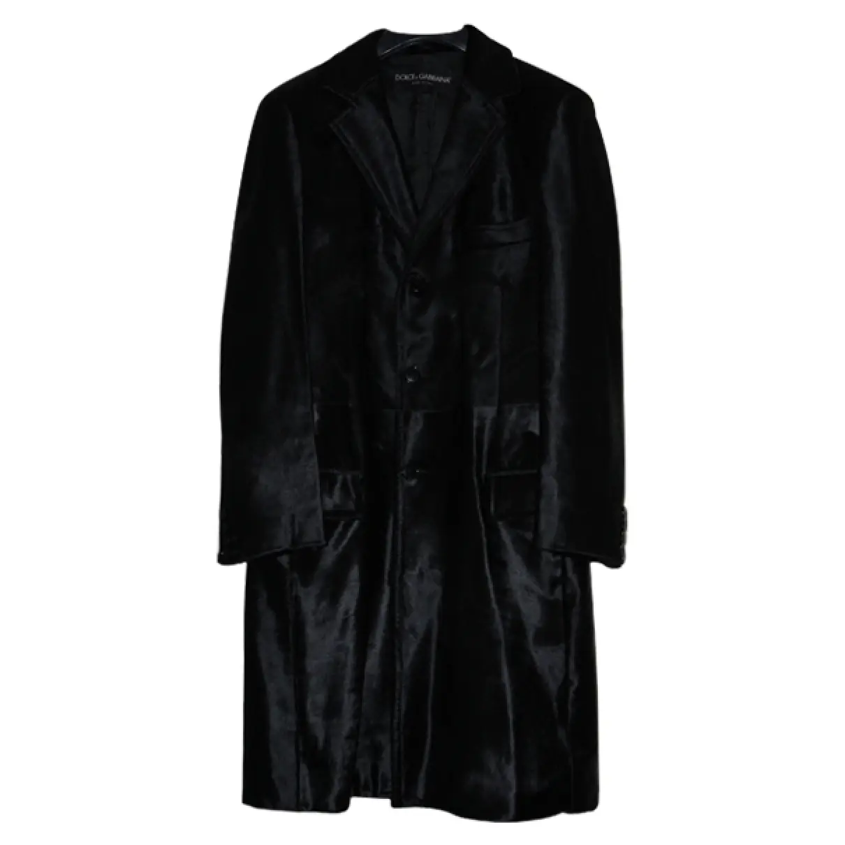 Black Fur Coat Dolce & Gabbana