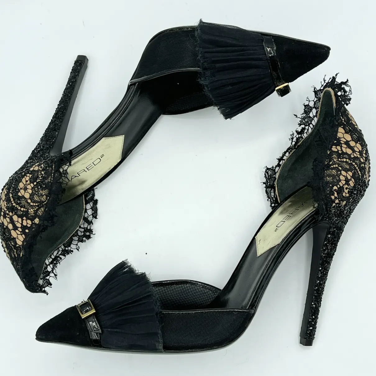 Glitter heels Dsquared2