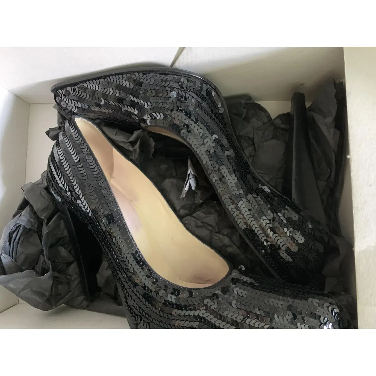 Miu Miu Glitter heels for sale