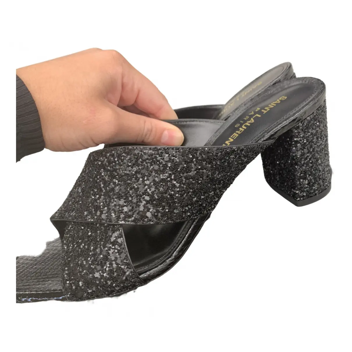 Buy Saint Laurent Glitter sandals online