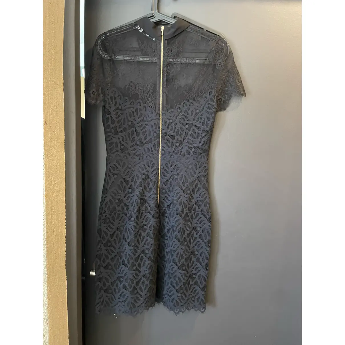 Buy Sandro Fall Winter 2020 lace mini dress online