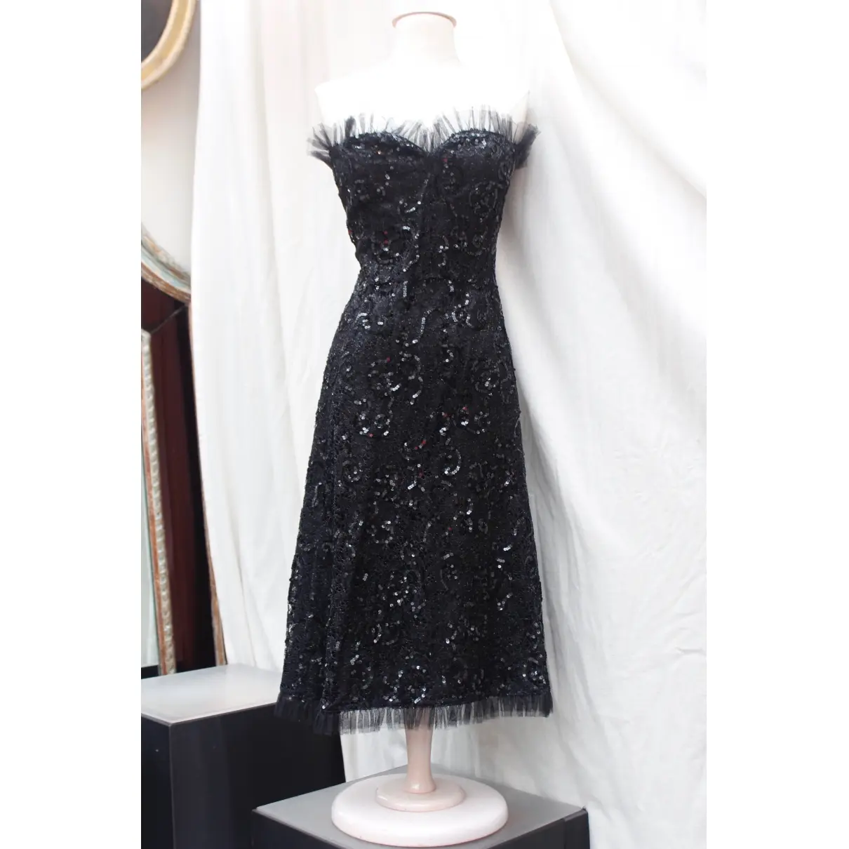 Lace mini dress Yves Saint Laurent - Vintage